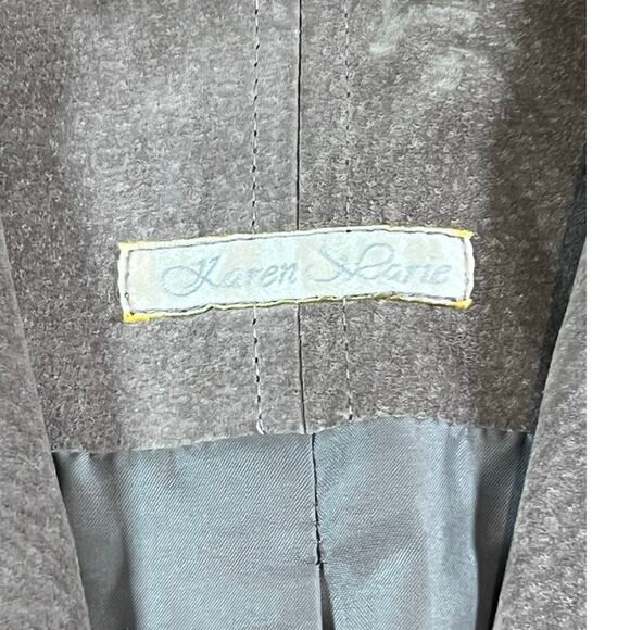 Vintage Genuine‎ Suede Oversized Jacket Karen Marie 3/4 Sleeve Woamns Size M/L - Picture 5 of 9